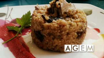 Risoto de Quinoa con Setas - AGEM