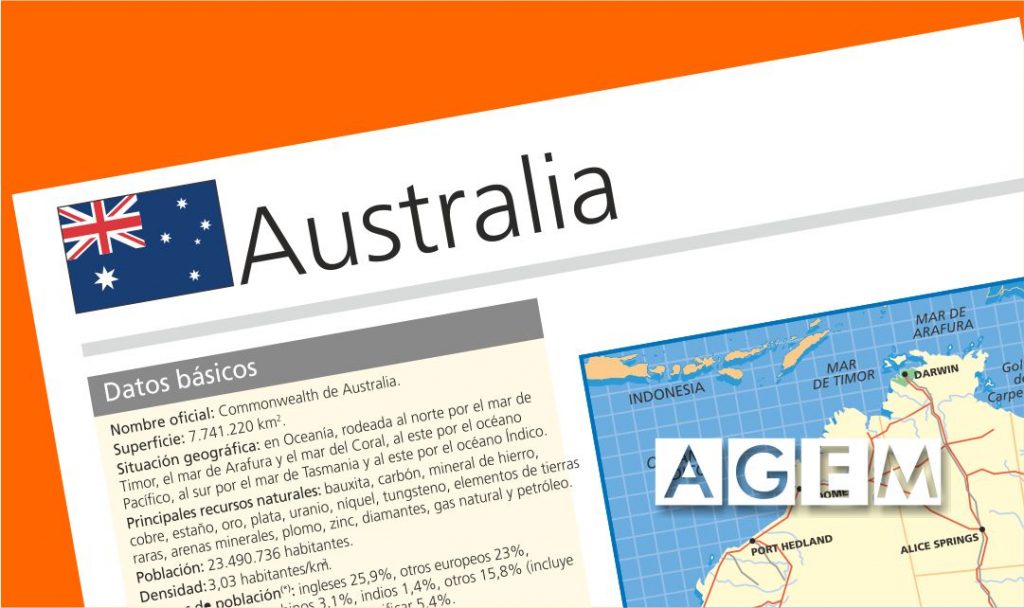 Ficha de País - Australia 2016 - AGEM - Mercabarna