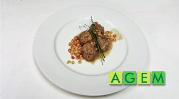 Granada con albóndigas y cilantro - Las Recetas de AGEM - Mercabarna