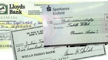 Cheque personal en Comercio Exterior