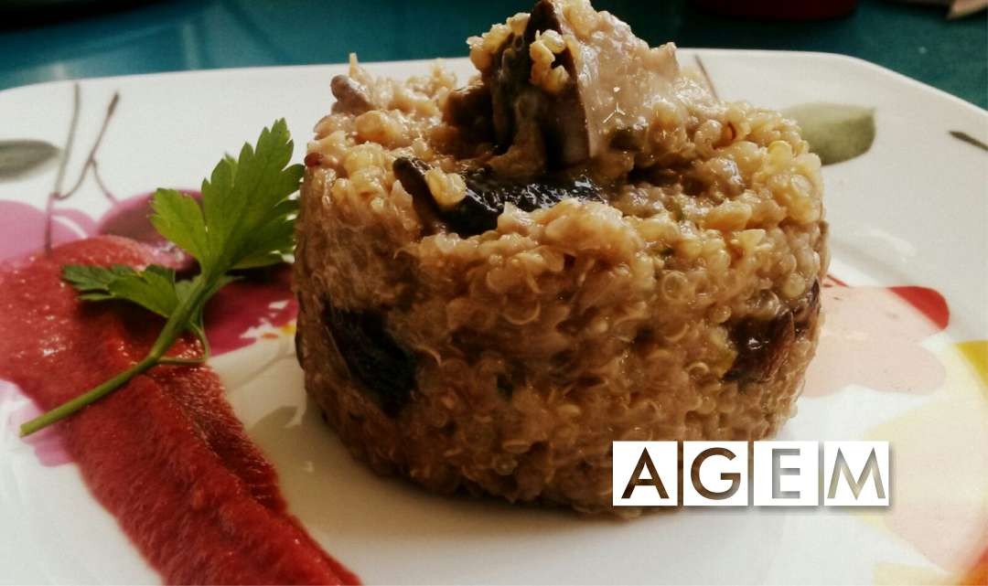 Risoto de Quinoa con Setas - AGEM