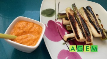 Calçots al horno - Recetas de AGEM