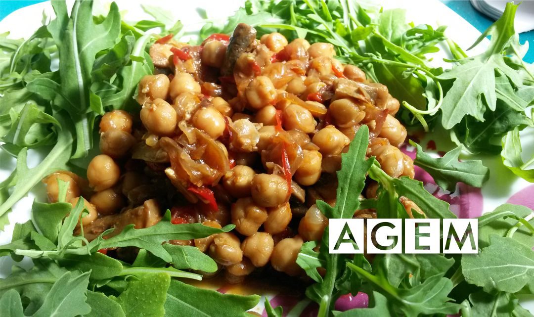 Pisto frío de Garbanzos - AGEM Recetas