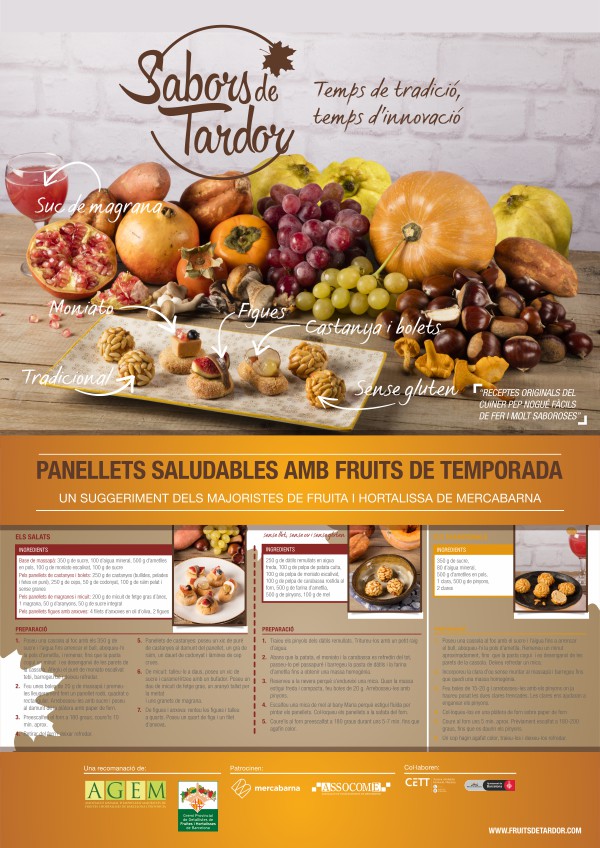 Poster sabores de Otoño - AGEM- Mercabarna Poster sabores de Otoño