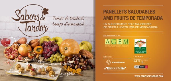 Tarjetón Sabores de Otoño - AGEM-Mercabarna Tarjetón Sabores de Otoño
