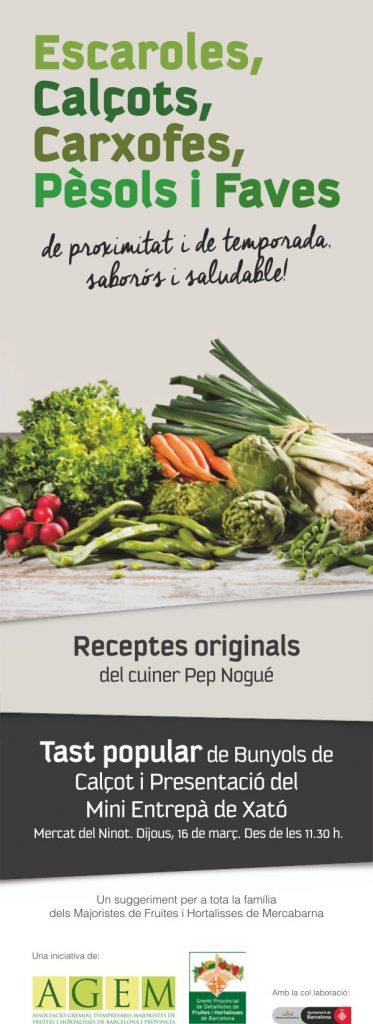 Calçots - Campaña De proximidad y temporada - AGEM - Mercabarna