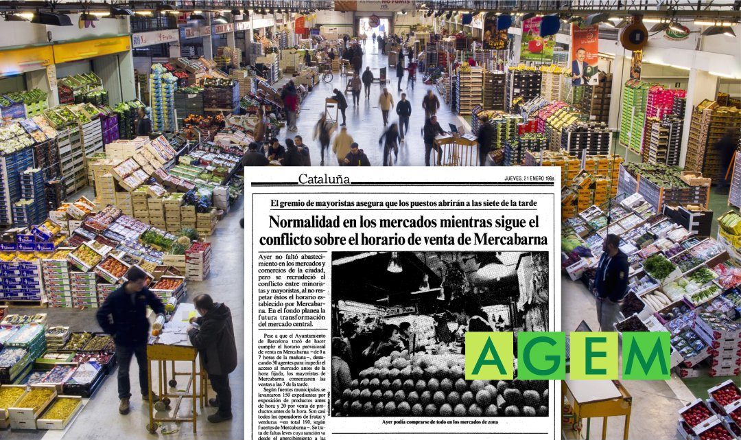 De la noche al dia - AGEM - Mercabarna - Mayoristas de Frutas y Hortalizas