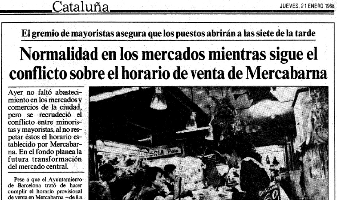 EL PASO DE LA NOCHE AL DÍA - 1988 - AGEM - Mercabarna - Mayoristas de frutas y hortalizas