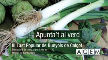 Apuntat al Verd - 3 Tast Popular de Bunyols de Calçot - Febrero 2019 - AGEM - Mercabarna - Mayoristas de frutas y hortalizas