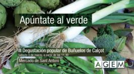 Apúntate al verde - 3 Degustación de Buñuelos de Calçots - Febrero 2019 - AGEM - Mercabarna - Mayoristas de frutas y hortalizas