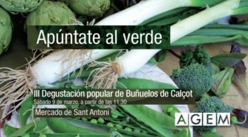 Apúntate al verde - 3 Degustación de Buñuelos de Calçots - Febrero 2019 - AGEM - Mercabarna - Mayoristas de frutas y hortalizas