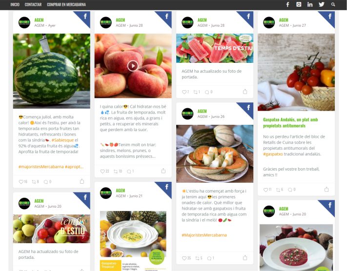 Facebook Zona Social - AGEM - Mercabarna - Mayoristas de frutas y hortalizas