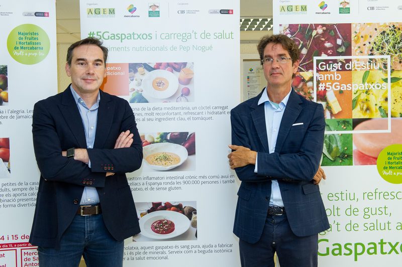 Doctor Pablo Campra i Pere Prats President de AGEM - Mercabarna