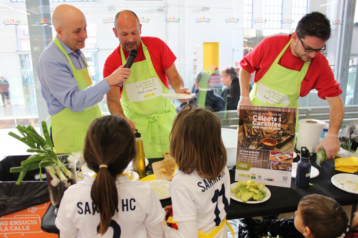 Taller de Cata - IV Gran Cata Popular de Buñuelos de Calçots - AGEM - Mercabarna - Mayoristas de Frutas y Hortalizas de Barcelona