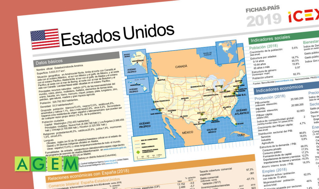 Ficha de País - Estados Unidos 2019