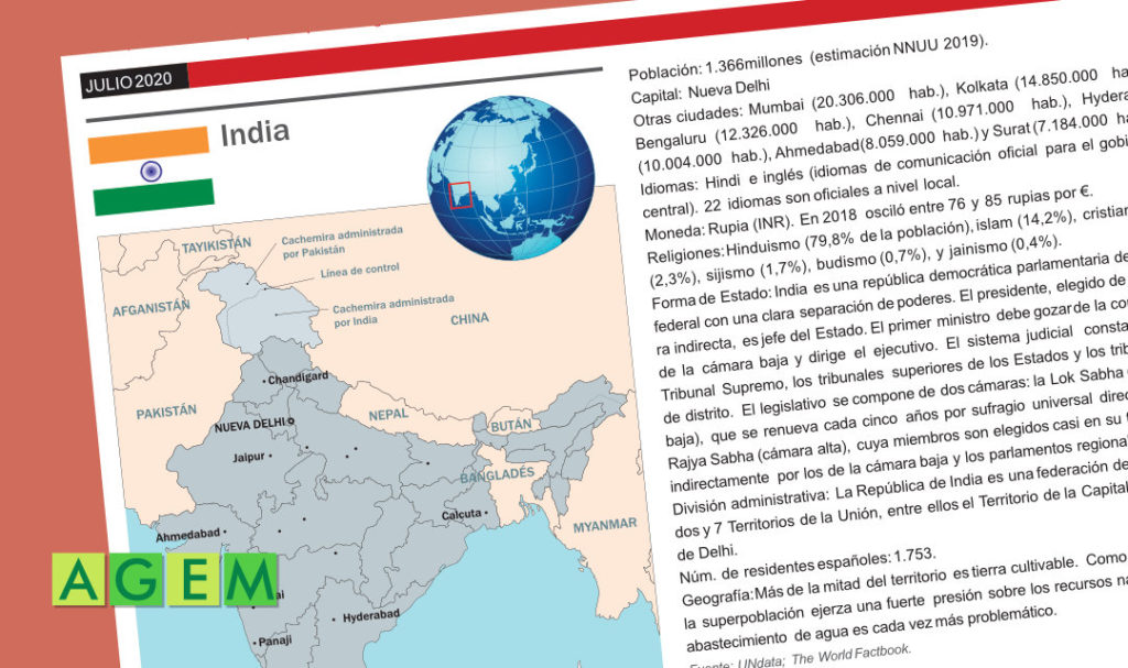 India - FICHAS DE PAIS - AGEM - Mercabarna