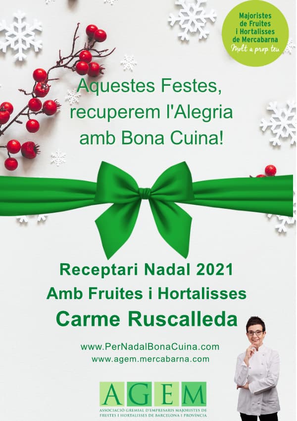 Receptari Nadal 2021 - AGEM Mercabarna - Carme Ruscalleda