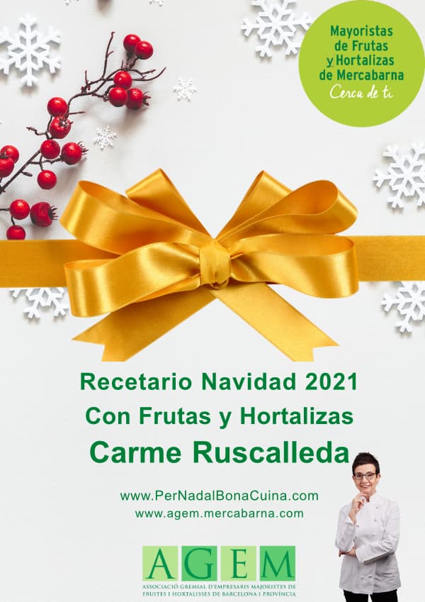 Recetario de Navidad - AGEM - Mercabarna - Carme Ruscalleda