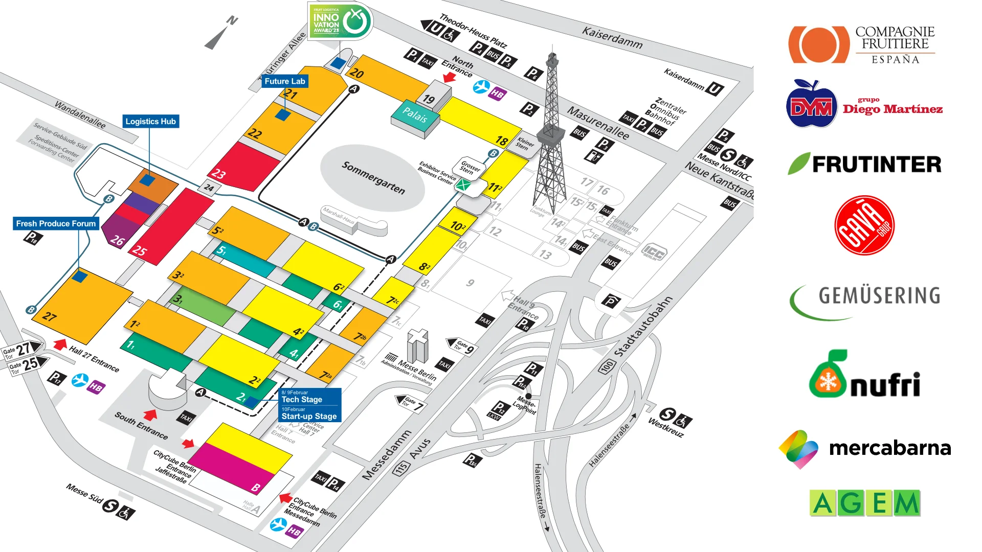 FRUIT LOGISTICA 2023 - AGEM - MERCABARNA - Mayoristas de frutas y hortalizas - Empresas