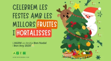 FELICES FIESTAS - AGEM - MAYORISTAS DE FRUTAS Y HORTALIZAS DE BARCELONA 2024