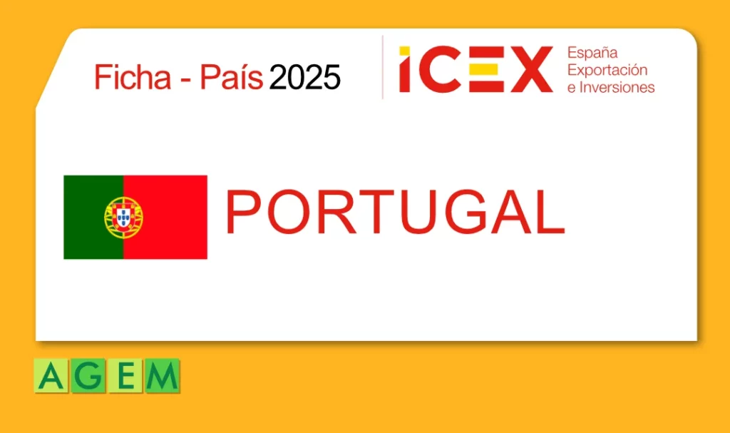FICHA DE PAÍS: PORTUGAL 2025 Accede a la Ficha de País, pulsa en el botón correspondiente para descargar la Ficha en formato pdf.