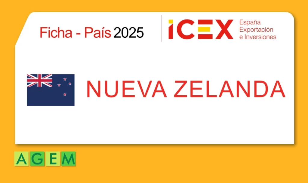 FICHA DE PAÍS: NUEVA ZELANDA 2025 Accede a la Ficha de País, pulsa en el botón correspondiente para descargar la Ficha en formato pdf.