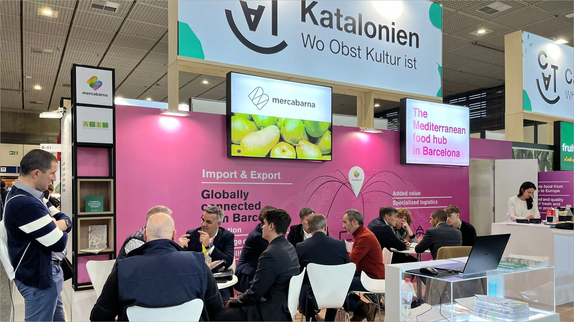 Estand de Fruit Logística de Mercabarna y AGEM de 2024